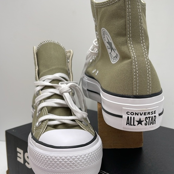 Converse WMNS CTAS LIFT HI
MOSSY SLOTH/WHITE/BLACK A07571F Platforms Sneakers - Picture 11 of 16